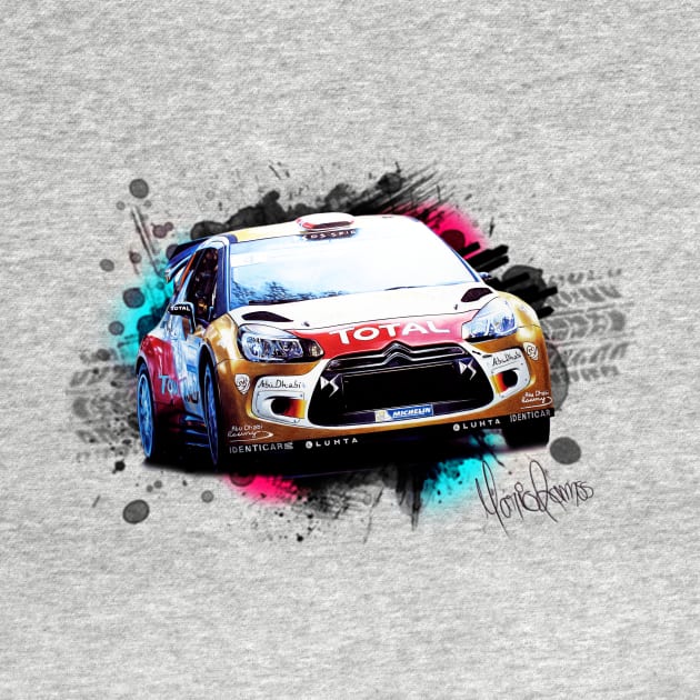 Mads Ostberg's Citroen DS3 WRC by Mario Ramos Rally Art